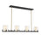 Savoy House Eaton 4Lt Linear Chandelier, Black/Brass - 1-1982-4-143