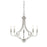 Savoy House Auburn 5-Light Chandelier, Satin Nickel - 1-2005-5-SN