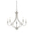 Savoy House Auburn 5-Light Chandelier, Satin Nickel
