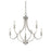 Savoy House Auburn 5-Light Chandelier, Satin Nickel