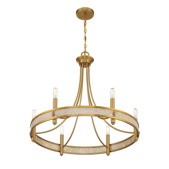 Savoy House Camden 6-Light Chandelier, Warm Brass