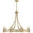 Savoy House Camden 8-Light Chandelier, Warm Brass - 1-2054-8-322