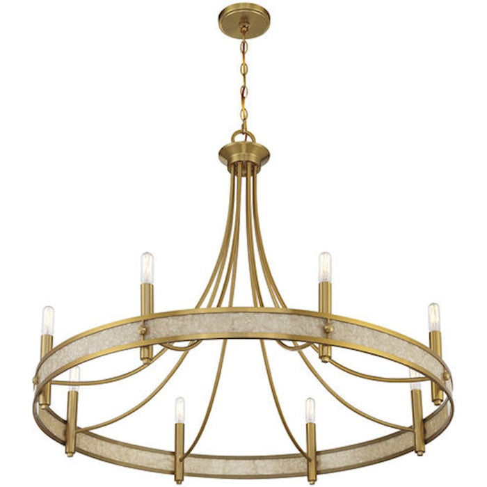 Savoy House Camden 8-Light Chandelier, Warm Brass