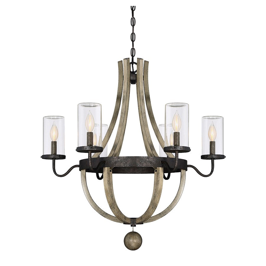 Savoy House Eden 6-Light Outdoor Chandelier, Weathervane - 1-2100-6-70