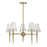 Savoy House Shellbourne 5-Light Chandelier, Warm Brass