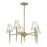 Savoy House Shellbourne 5-Light Chandelier, Warm Brass