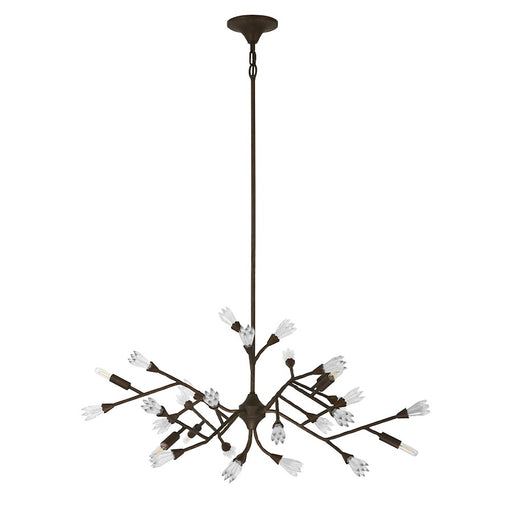 Savoy House Malinda 6 Light Chandelier, Bark