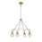 Savoy House Burnham LED Chandelier, Warm Brass