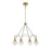 Savoy House Burnham 8-Light LED Chandelier, Warm Brass - 1-2200-8-322