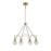 Savoy House Burnham 8-Light LED Chandelier, Warm Brass