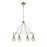 Savoy House Burnham LED Chandelier, Warm Brass