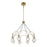 Savoy House Burnham LED Chandelier, Warm Brass