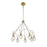 Savoy House Burnham 8-Light LED Chandelier, Warm Brass