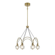 Savoy House Burnham 6-Light LED Chandelier, Warm Brass - 1-2202-6-322