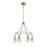 Savoy House Burnham 6-Light LED Chandelier, Warm Brass - 1-2202-6-322