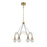 Savoy House Burnham 6-Light LED Chandelier, Warm Brass