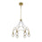 Savoy House Burnham LED Chandelier, Warm Brass
