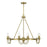 Savoy House Sullivan Chandelier, Warm Brass