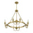 Savoy House Sullivan 8-Light Chandelier, Warm Brass