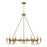 Savoy House Sullivan 10-Light Chandelier, Warm Brass - 1-2208-10-322