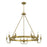 Savoy House Sullivan 10-Light Chandelier, Warm Brass