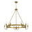 Savoy House Sullivan Chandelier, Warm Brass