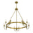 Savoy House Sullivan 10-Light Chandelier, Warm Brass