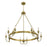 Savoy House Sullivan Chandelier, Warm Brass