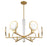 Savoy House Leighton 6-Light Chandelier, Warm Brass