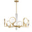 Savoy House Leighton 6-Light Chandelier, Warm Brass