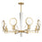 Savoy House Leighton 8-Light Chandelier, Warm Brass