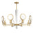 Savoy House Leighton 8-Light Chandelier, Warm Brass