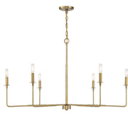 Savoy House Salerno 6-Light Chandelier, Warm Brass - 1-2221-6-322