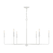 Savoy House Salerno 6-Light Chandelier, White Bisque - 1-2221-6-83