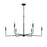 Savoy House Salerno 6-Light Chandelier, Matte Black