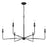 Savoy House Salerno 6-Light Chandelier, Matte Black