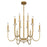 Savoy House Oakhurst 12-Light Chandelier, Antique Gold