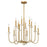Savoy House Oakhurst 12-Light Chandelier, Antique Gold
