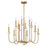 Savoy House Oakhurst 12-Light Chandelier, Antique Gold