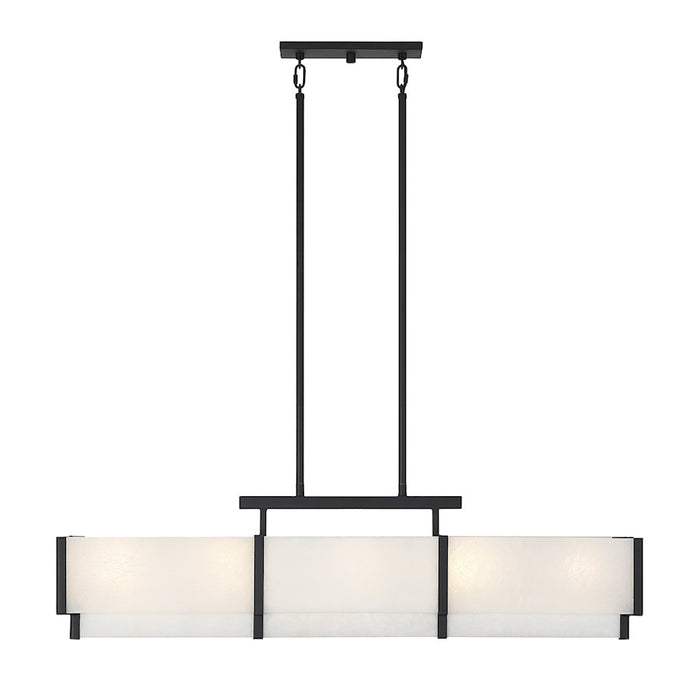 Savoy House Orleans 5-Light Linear Chandelier, Black Cashmere