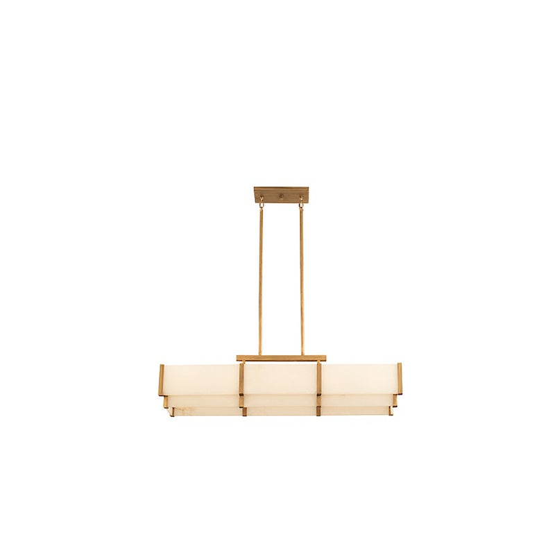 Savoy House Orleans 5-Light Linear Chandelier, Distressed Gold