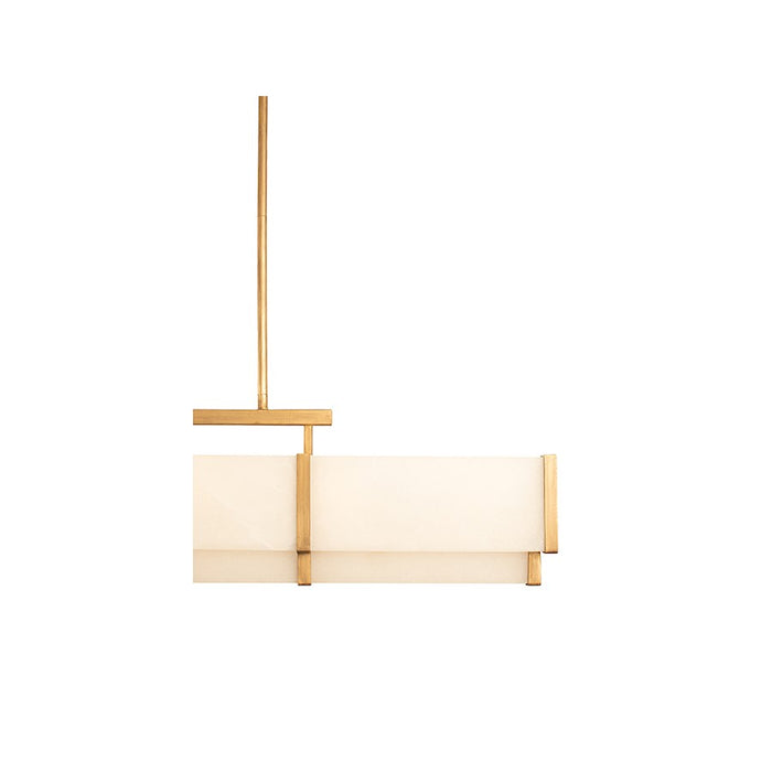 Savoy House Orleans 5-Light Linear Chandelier, Distressed Gold