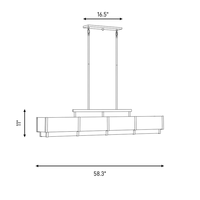 Savoy House Orleans 8-Light Linear Chandelier