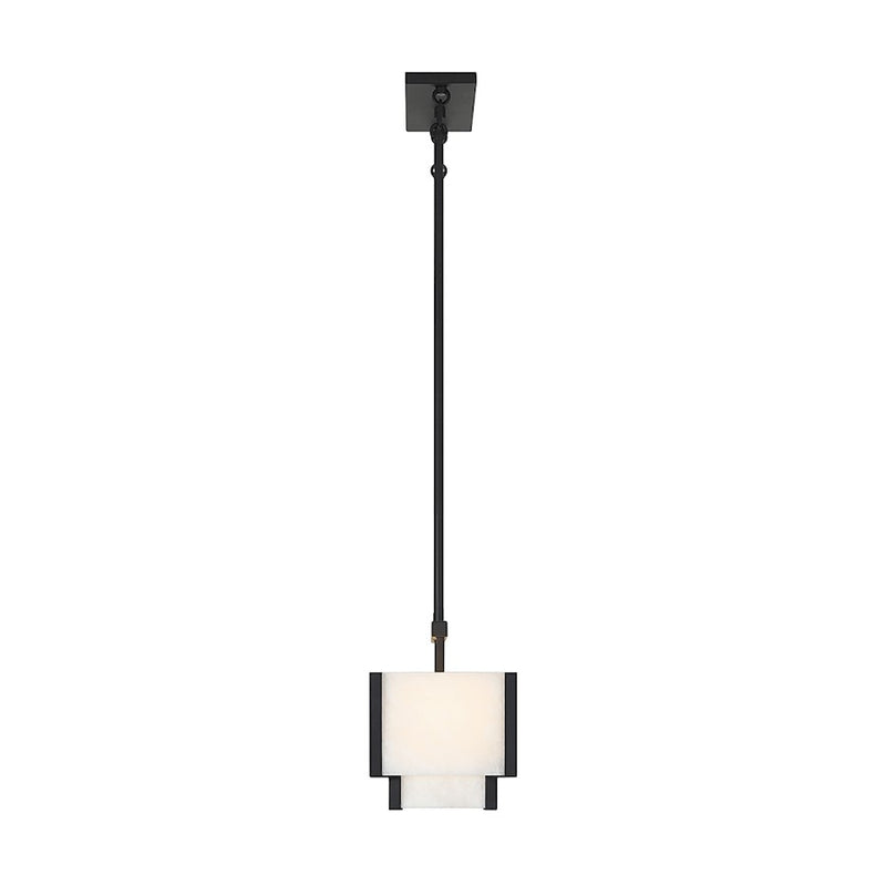 Savoy House Orleans 8-Light Linear Chandelier, Black Cashmere