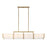 Savoy House Orleans 8-Light Linear Chandelier, Distressed Gold