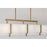 Savoy House Orleans 8-Light Linear Chandelier, Distressed Gold