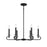 Savoy House Torino 6-Light Chandelier, Matte Black - 1-2450-6-89