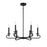 Savoy House Torino 6-Light Chandelier, Matte Black