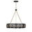 Savoy House Venice 6-Light Chandelier, Metropolis Black/Gold