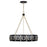 Savoy House Venice 6-Light Chandelier, Metropolis Black/Gold